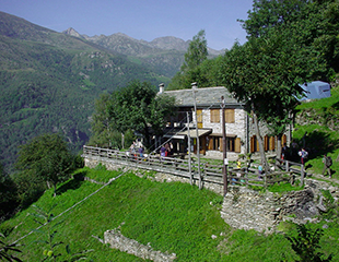 Berghütte Piazza, Gemeinde Traversella