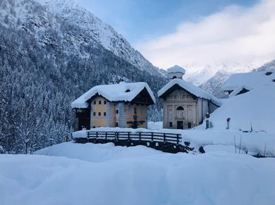 Berghütte Sant’Antonio im Val Vogna, Fraktion Sant’Antonio, Gemeinde Alagna Valsesia