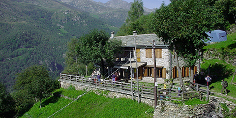 Berghütte Piazza, Gemeinde Traversella